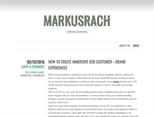 Tablet Screenshot of markusrach.com